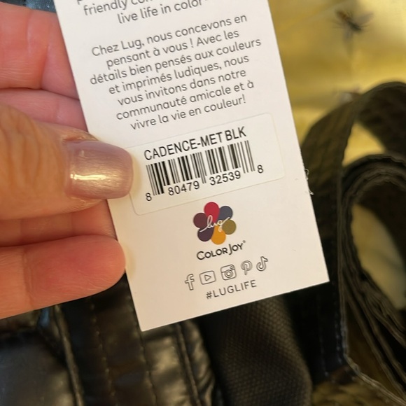 Lug Cadence in Metallic Black NWT - Picture 2 of 9